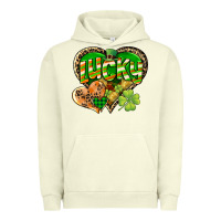 Pigment Pistachio Lucky heart St. Patrick's Day Urban Hoodie - CowGirlArtShop
