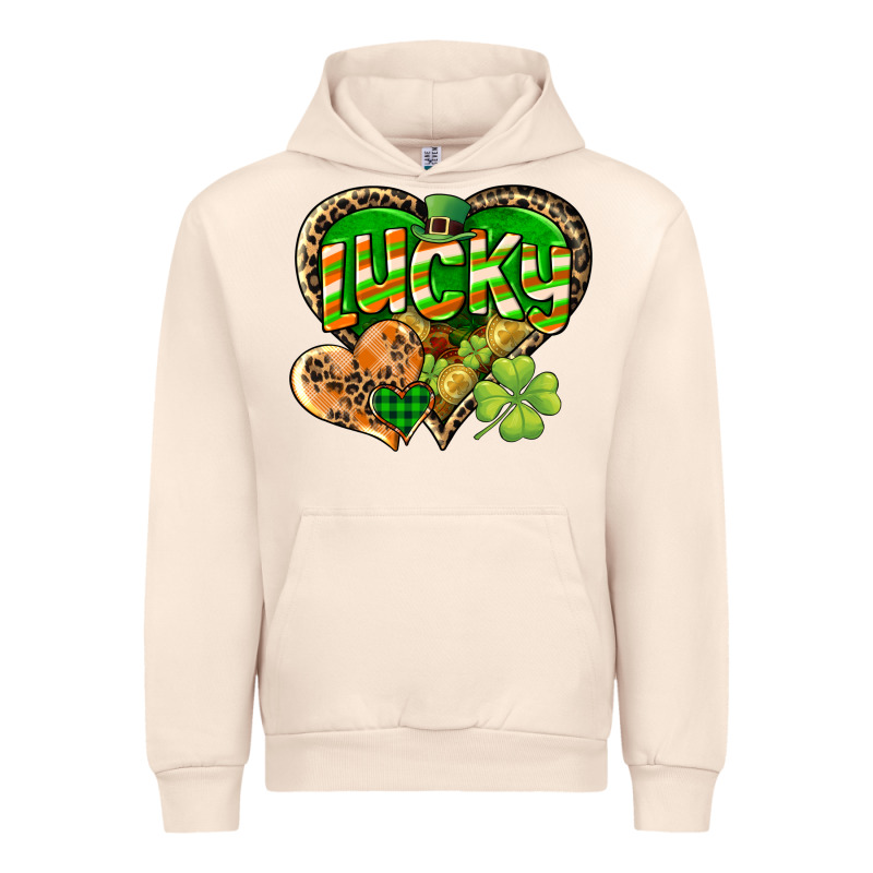 Lucky Heart St. Patrick's Day Urban Hoodie by CowGirlArtShop | Teevron
