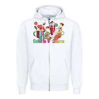 White cafecito y chisme coffee cups Zipper Hoodie - MaliasSmallBusiness