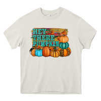 Cream hey there pumpkin Heavy Core Tee - RanaPortraitStore