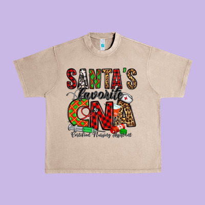 Santa’s Favorite Cna Urban Heavy Tee Designed By Jasminsmagicworld