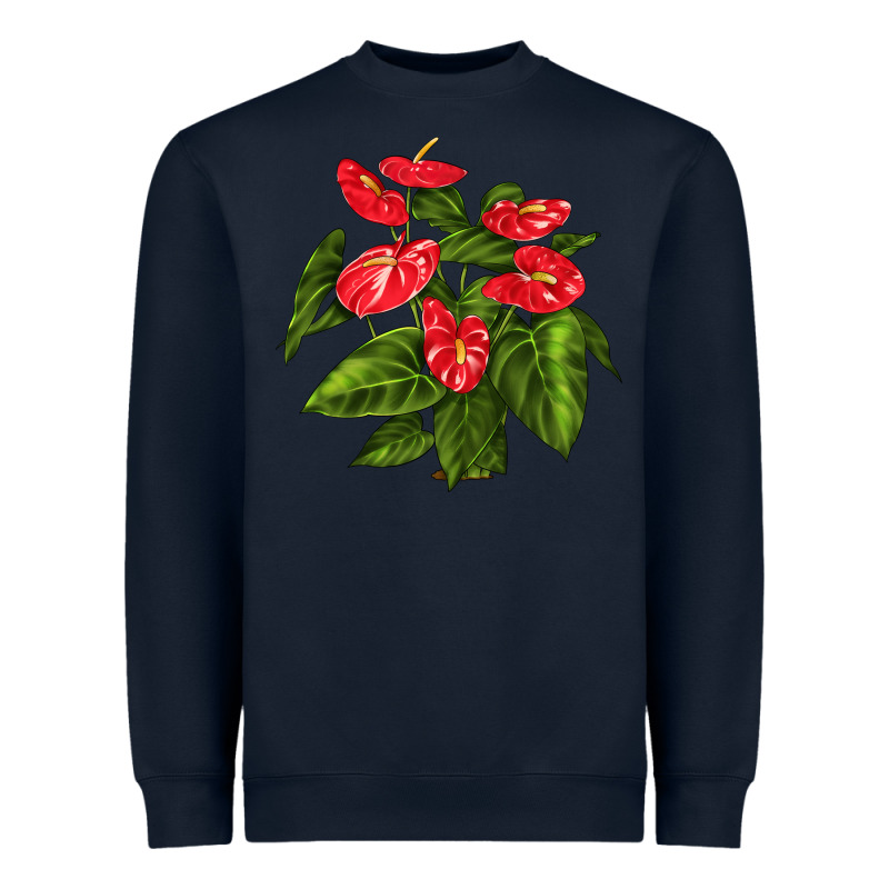 Anthurium Heavyweight Sweatshirt by LillyAllenDesigns | Teevron