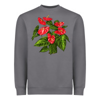 Storm anthurium Heavyweight Sweatshirt - LillyAllenDesigns