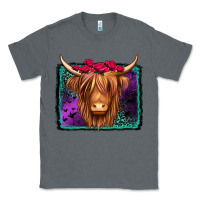 Charcoal Heather halloween highland cow Classic Tee - Jasminsmagicworld