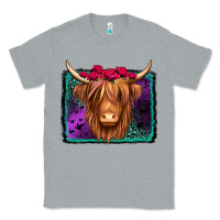 Heather Grey halloween highland cow Classic Tee - Jasminsmagicworld