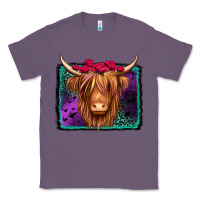 Lavender halloween highland cow Classic Tee - Jasminsmagicworld