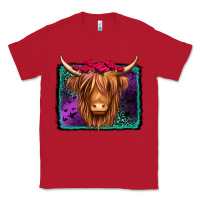 Red halloween highland cow Classic Tee - Jasminsmagicworld