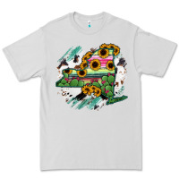 Dove Grey New York State Map Premium Tee - RanaPortraitStore