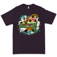 Plum New York State Map Premium Tee - RanaPortraitStore