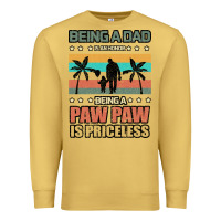 Antique Gold Being a dad is an honor being a pawpaw is priceless Premium Sweatshirt - Bettercallsaul