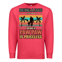 Cardinal Being a dad is an honor being a pawpaw is priceless Premium Sweatshirt - Bettercallsaul