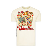Vintage Arctic be my valentine with playing cards and key Vintage Tee - AdoDesignShop