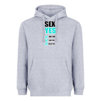 Heather Grey SEX YES HOT SEX SAFE SEX GREAT SEX Heavyweight Hoodie - Bettercallsaul