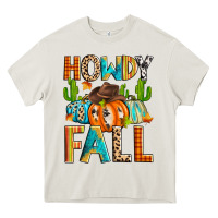 Cream howdy fall Heavy Core Tee - Zillion Design Studio