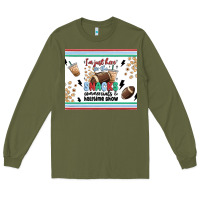 Army Green i'm just here for the snacks Long Sleeve Tee - MaliasSmallBusiness
