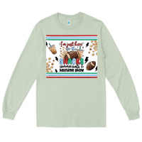 Matcha i'm just here for the snacks Long Sleeve Tee - MaliasSmallBusiness