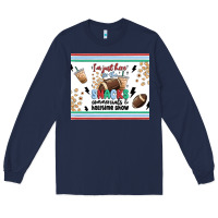 Navy i'm just here for the snacks Long Sleeve Tee - MaliasSmallBusiness