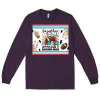 Plum i'm just here for the snacks Long Sleeve Tee - MaliasSmallBusiness