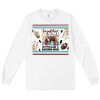 White i'm just here for the snacks Long Sleeve Tee - MaliasSmallBusiness