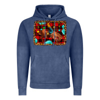 Vintage Denim Christmas rodeo cowboy Vintage Hoodie - JahusDesignShop