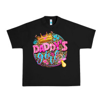 Black daddys girl Urban Heavy Tee - NancyCooperArtShop