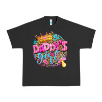 Pigment Black daddys girl Urban Heavy Tee - NancyCooperArtShop