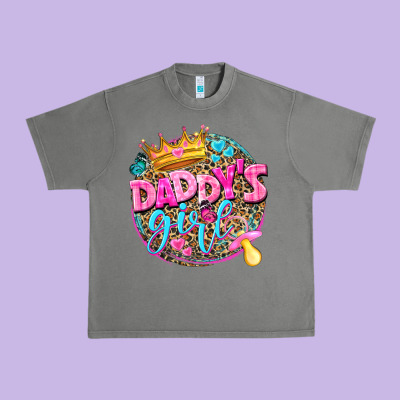 Daddys Girl Urban Heavy Tee Designed By Nancycooperartshop