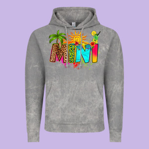 Summer Mini Vintage Hoodie Designed By Ranaportraitstore