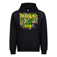 Black lucky me st. patricks day Urban Hoodie - HowdyJamesFarm