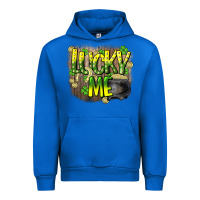 Cobalt lucky me st. patricks day Urban Hoodie - HowdyJamesFarm