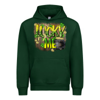 Forest Green lucky me st. patricks day Urban Hoodie - HowdyJamesFarm