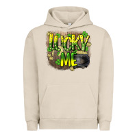 Pigment French Oak lucky me st. patricks day Urban Hoodie - HowdyJamesFarm