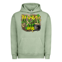 Pigment Oil Green lucky me st. patricks day Urban Hoodie - HowdyJamesFarm