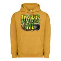 Pigment Peanut Butter lucky me st. patricks day Urban Hoodie - HowdyJamesFarm