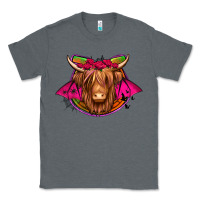 Charcoal Heather halloween highland cow horseshoe Classic Tee - Jasminsmagicworld