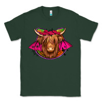 Sports Green halloween highland cow horseshoe Classic Tee - Jasminsmagicworld