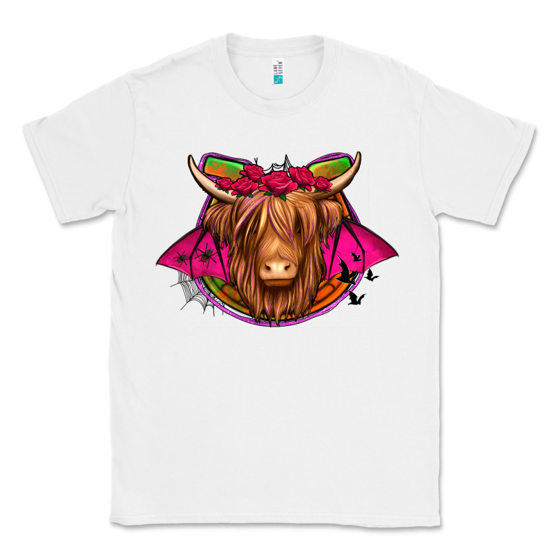 Halloween Highland Cow Horseshoe Classic Tee by Jasminsmagicworld | Teevron