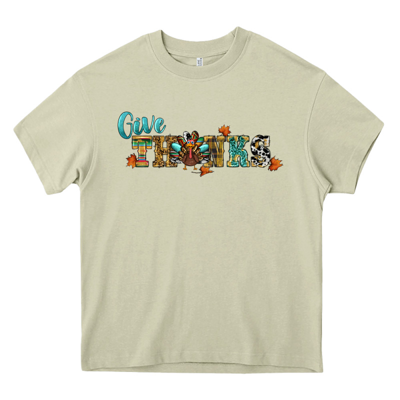 Give Thanks Heavy Core Tee by RanaPortraitStore | Teevron