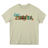 Mossy give thanks Heavy Core Tee - RanaPortraitStore