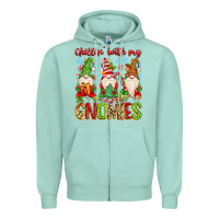 Chillin With My Gnomies Zipper Hoodie | Teevron