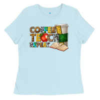 Coffee Teach Repeat Ladies Tee | Teevron
