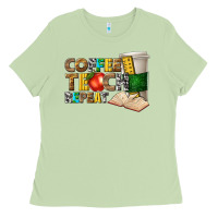 Matcha coffee teach repeat Ladies Tee - texasbilliewilder