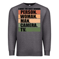 Charcoal Heather Person Woman Man Camera Tv Premium Sweatshirt - Bettercallsaul