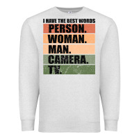 Oatmeal Heather Person Woman Man Camera Tv Premium Sweatshirt - Bettercallsaul