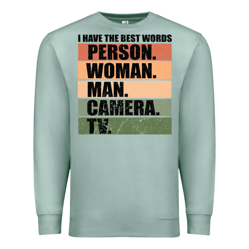 Person Woman Man Camera Tv Premium Sweatshirt by Bettercallsaul | Teevron