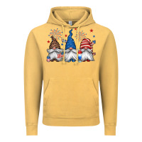 Vintage Mustard 4th of july gnomes Vintage Hoodie - Jasminsmagicworld