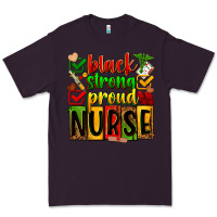 Plum Black strong proud Nurse juneteeenth Premium Tee - Zillion Design Studio