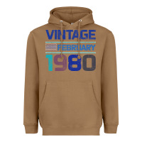 Toasted Coconut Vintage February 1980 Heavyweight Hoodie - Bettercallsaul