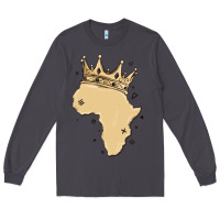 Smoke africa with crown Long Sleeve Tee - MaliasSmallBusiness