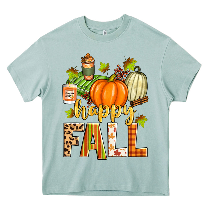 Happy Fall Heavy Core Tee by Zillion Design Studio | Teevron